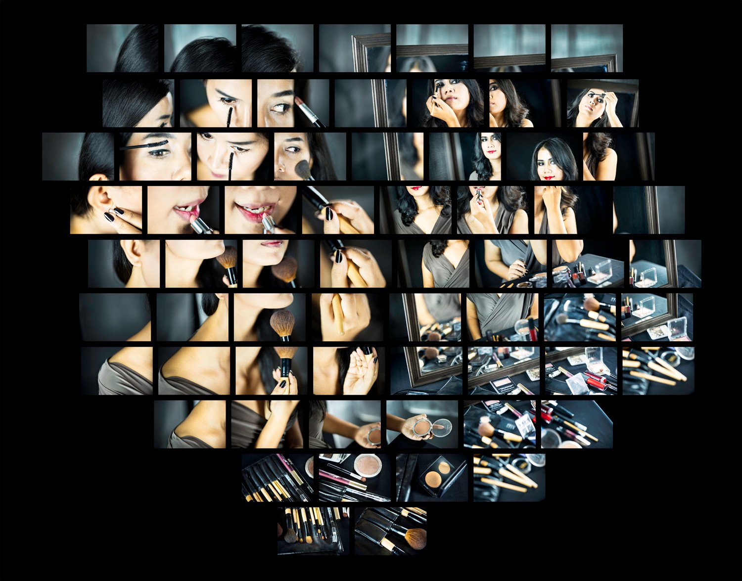 Beauty Mirror Montage Portfolio of KevinLJ © Kevin Landwer-Johan