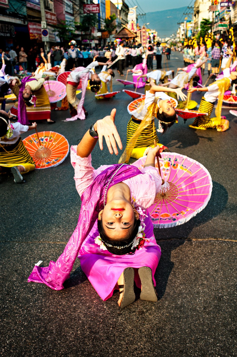 Portfolio of KevinLJ © Kevin Landwer-Johan Flower Parade Umbrella Dance