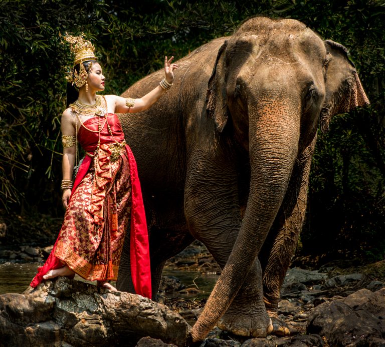 Portfolio of KevinLJ © Kevin Landwer-Johan Thai Model and Elephant
