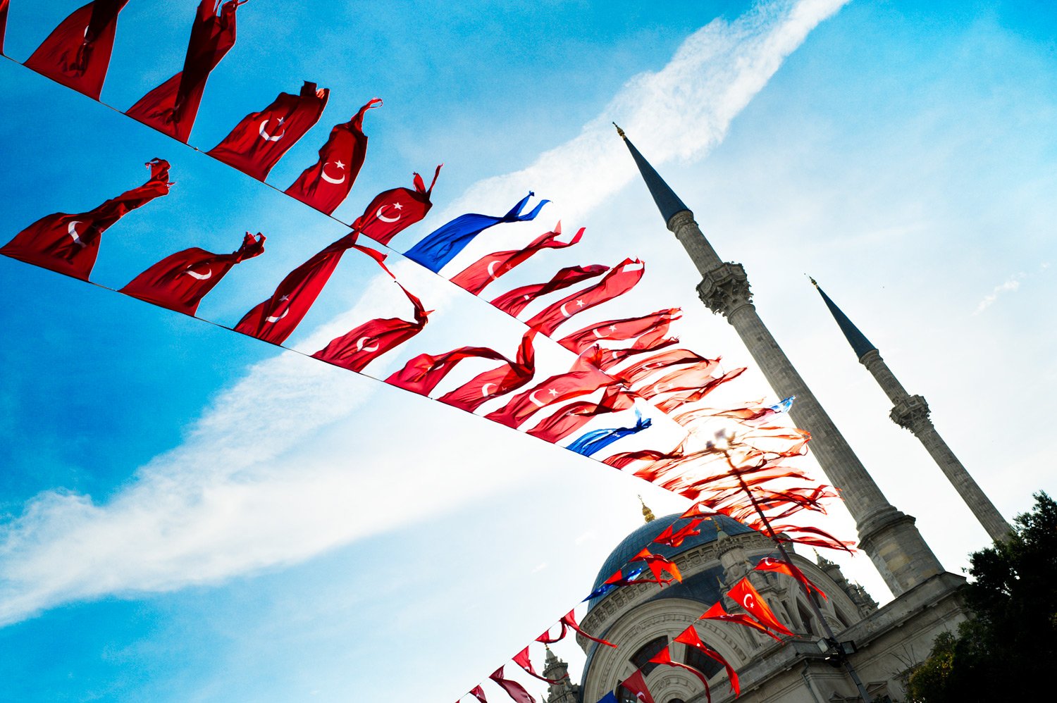 Portfolio of KevinLJ © Kevin Landwer-Johan Turkey Mosque Flags