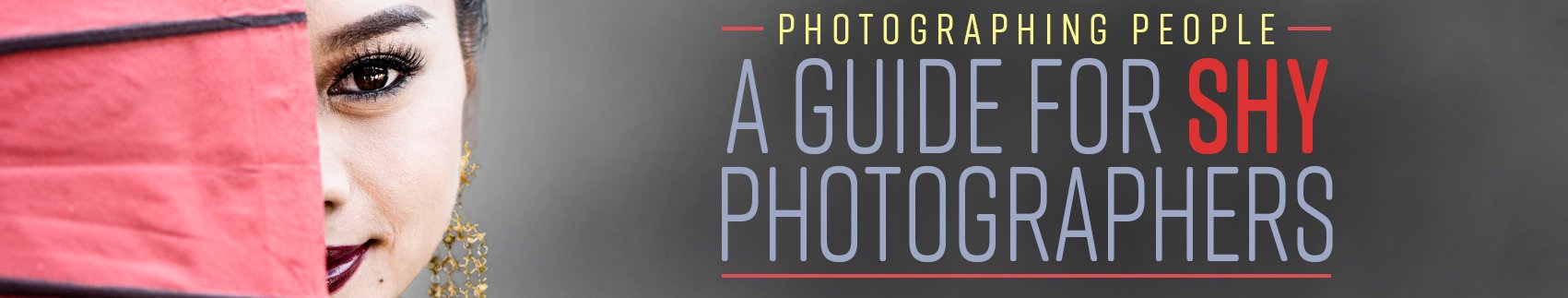 A Guide for shy photographers webpage banner