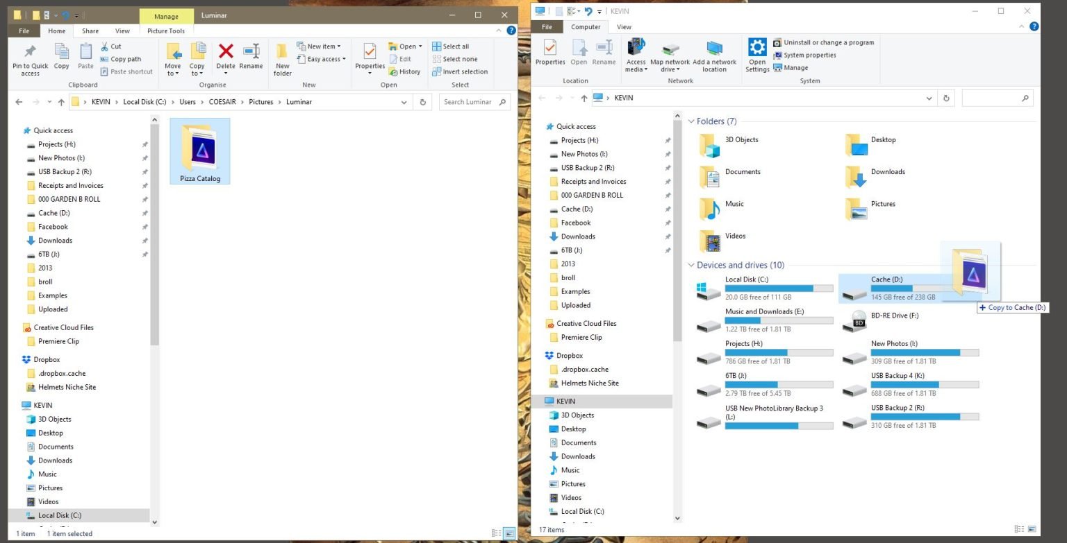 Luminar Neo Change the Catalog Location